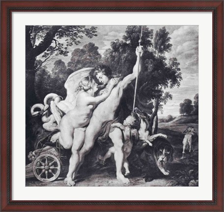 Framed Venus and Adonis Print