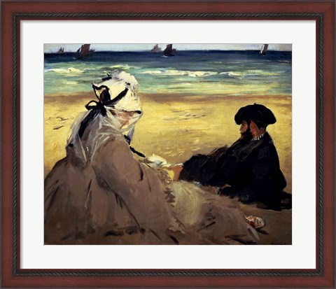 Framed On the Beach, 1873 Print