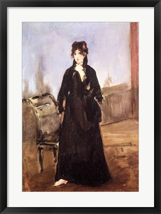 Framed Portrait of Berthe Morisot Print