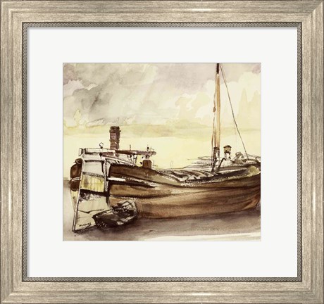 Framed Barge Print