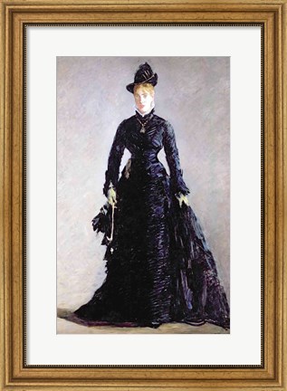 Framed Parisian Lady Print
