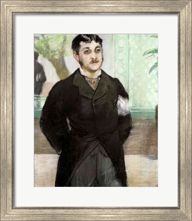 Framed Portrait of M. Gauthier-Lathuille Print