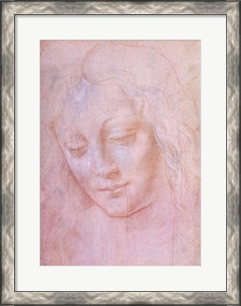 Framed Head of a woman Print