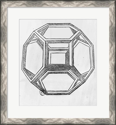 Framed Polyhedron Print