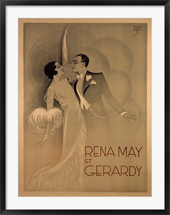 Framed Rena May Et Gerardy Print