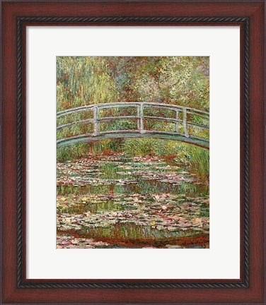 Framed Water Lily Pond, 1899 Print