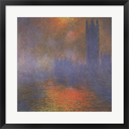 Framed Houses of Parliament Print