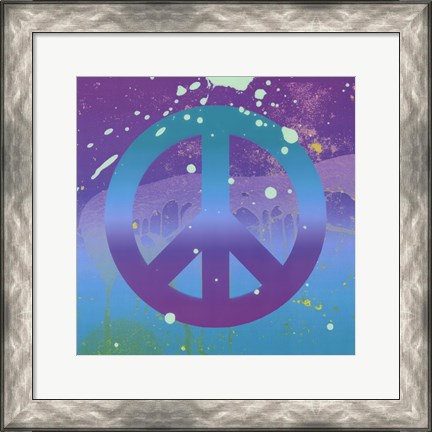 Framed Groovy Peace Print