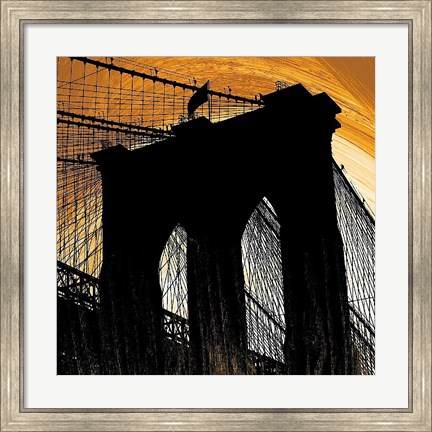 Framed Brooklyn Glow Print