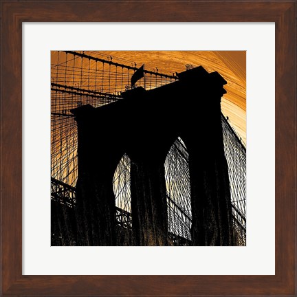 Framed Brooklyn Glow Print