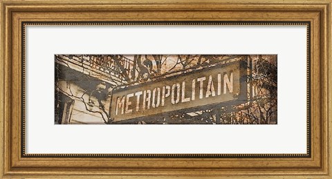 Framed Metropolitan Print