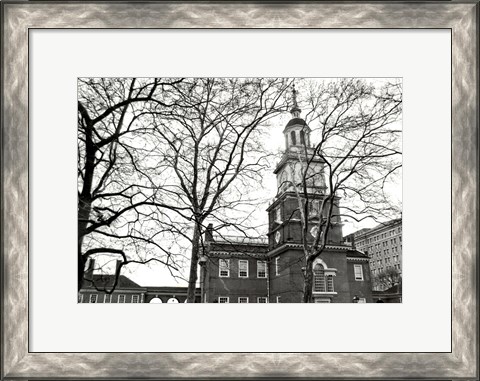 Framed Independence Hall (horizontal) Print