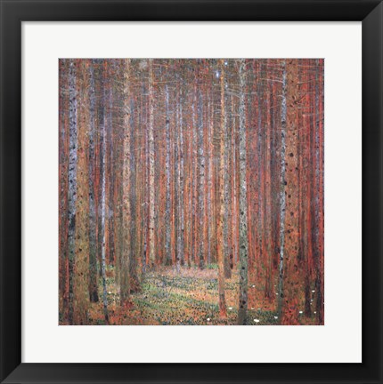 Framed Tannenwald I Print