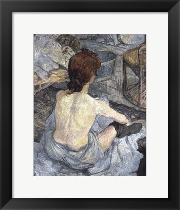 Framed La Toilette Print