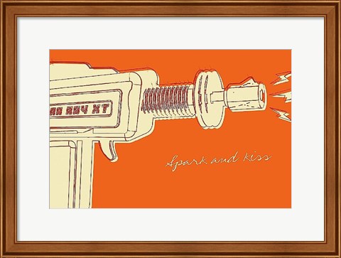 Framed Lunastrella Raygun No. 1 Print