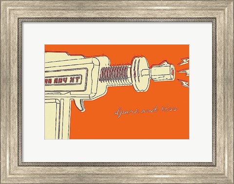 Framed Lunastrella Raygun No. 1 Print