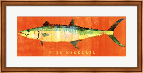 Framed King Mackerel Print