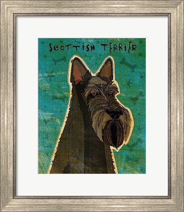 Framed Scottish Terrier Print