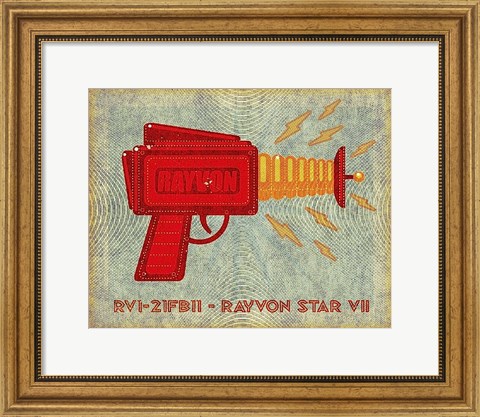 Framed Rayvon Star VII Print