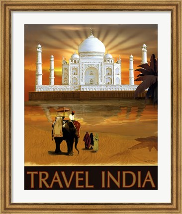 Framed Travel India Print