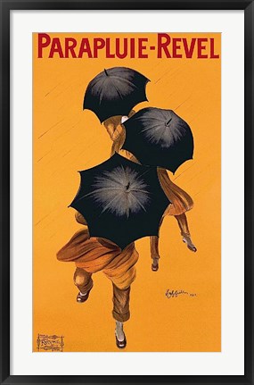 Framed Parapluie Revel Print