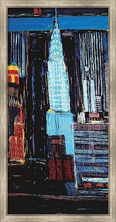 Framed Manhattan Skyline Print