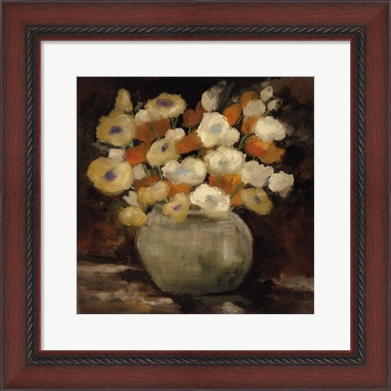 Framed Apricot Poppies Print