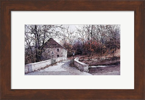 Framed Mill Bridge Print