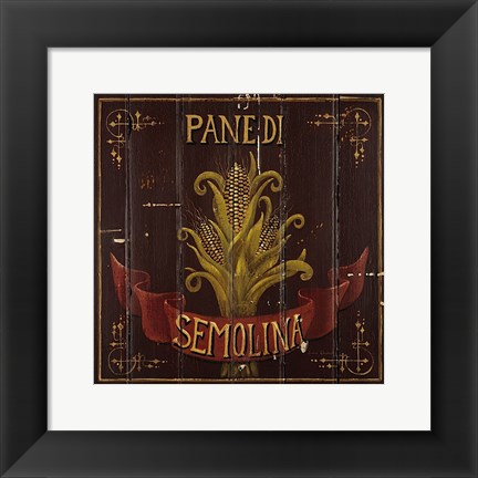 Framed Semolina Print