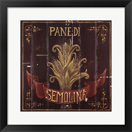 Framed Semolina Print