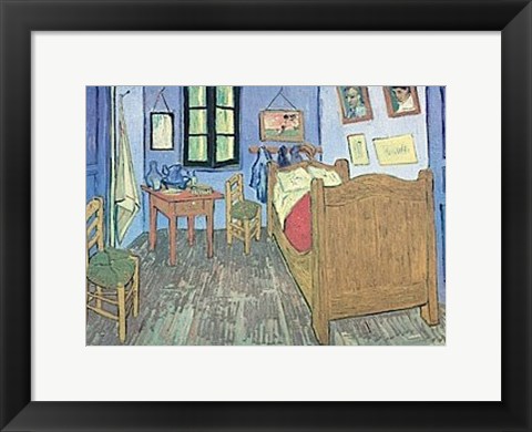 Framed Bedroom at Arles Print