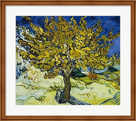 Framed Mulberry Tree, 1889 Print