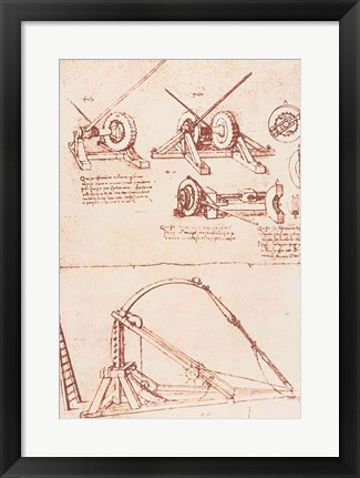 Framed Designs for a Catapult Print