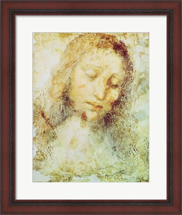 Framed Head of Christ Print