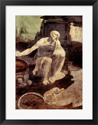 Framed St. Jerome, c.1480-82 Print