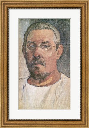 Framed Self portrait, 1902 Print