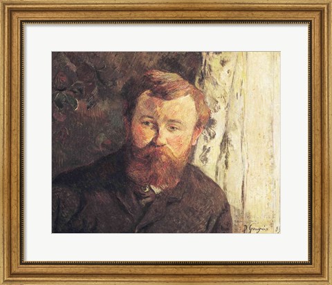 Framed Portrait of Achille Granchi Taylor, 1885 Print