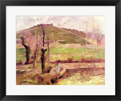 Framed Landscape near Pont-Aven, 1888 Print