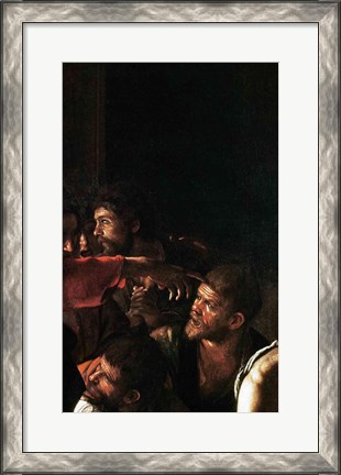 Framed Resurrection of Lazarus, Center Detail Print
