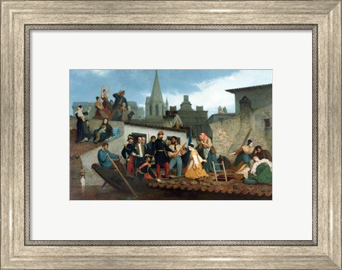 Framed Napoleon III Print