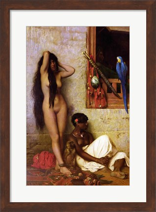Framed Slave for Sale, 1873 Print
