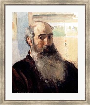 Framed Self Portrait, 1873 Print