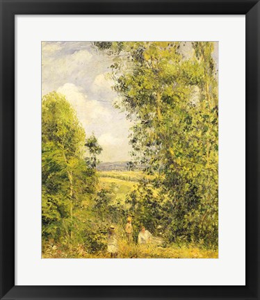 Framed Rest in the Meadow, 1878 Print