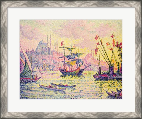 Framed View of Constantinople, 1907 Print