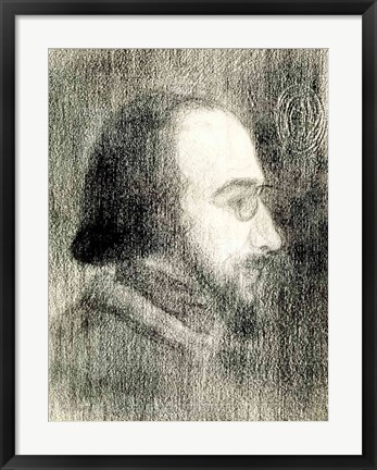 Framed Erik Satie Print