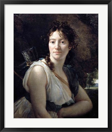 Framed Mademoiselle Duchesnoy in the Role of Dido Print