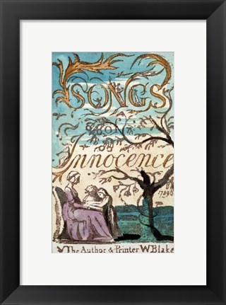 Framed Songs of Innocence Print