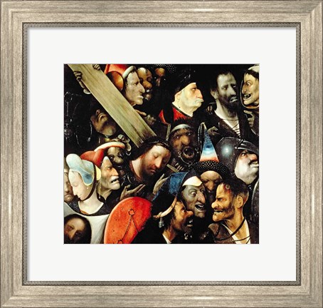 Framed Carrying of the Cross Print