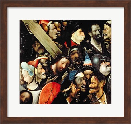 Framed Carrying of the Cross Print