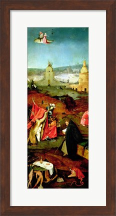Framed Temptation of St. Anthony Print
